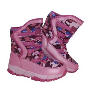 HobiBear Womens NEW w/Box Pink Camo Lined, Easy Open Winter Boots - sz. 6/37